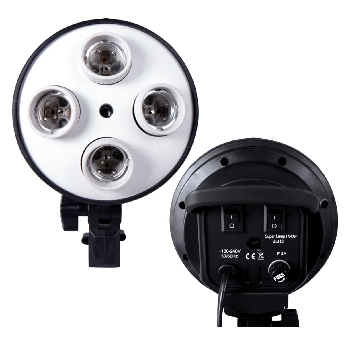 GENERICO - KIT SOFTBOX PARA 4 AMPOLLETAS + ATRIL + 2 AMPOLLETAS 125W