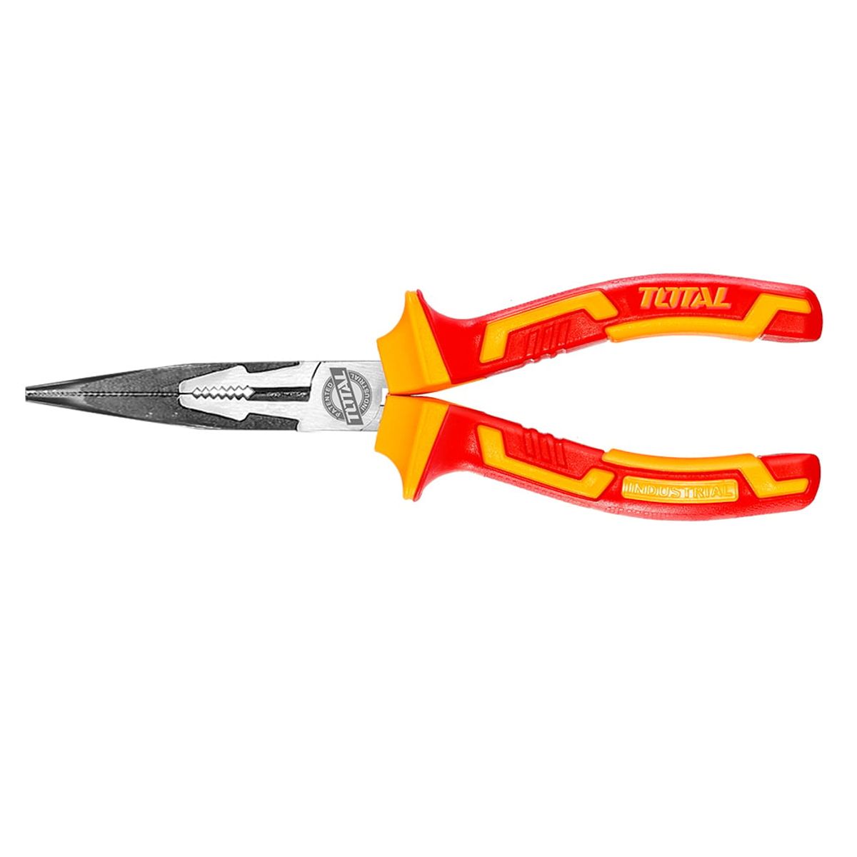 TOTAL - Alicate punta doblada aislado 8” 200mm Super Total