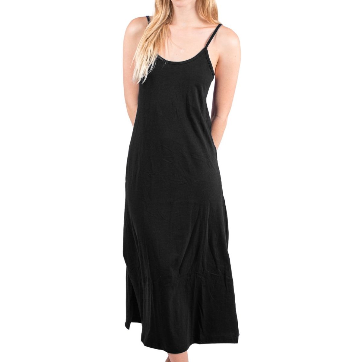 GENERICO - Vestido largo mujer Chelsea Market Negro Madison