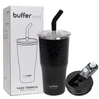 Termo CafeMug Buffer Vaso Termico600ml Sellable - Negro