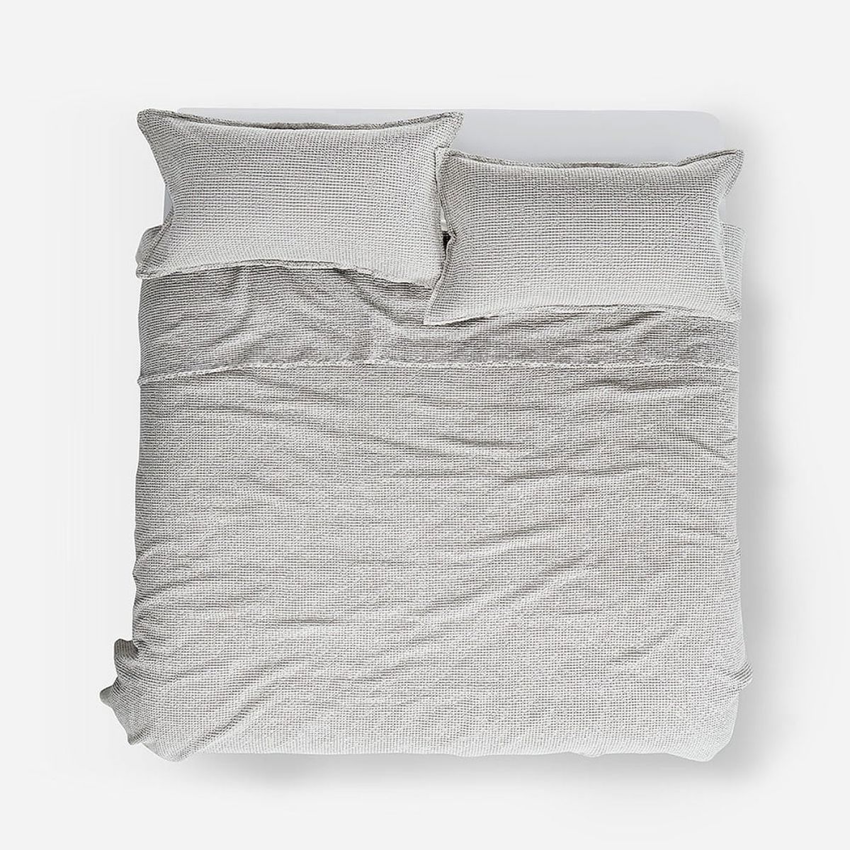 ROSEN - Colcha Algodón Textura Favo Arena 2 Plazas