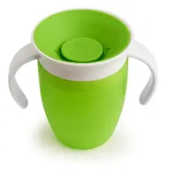 GENERICO - Vaso Taza 360 Entrenador Antiderrame Bebé VERDE