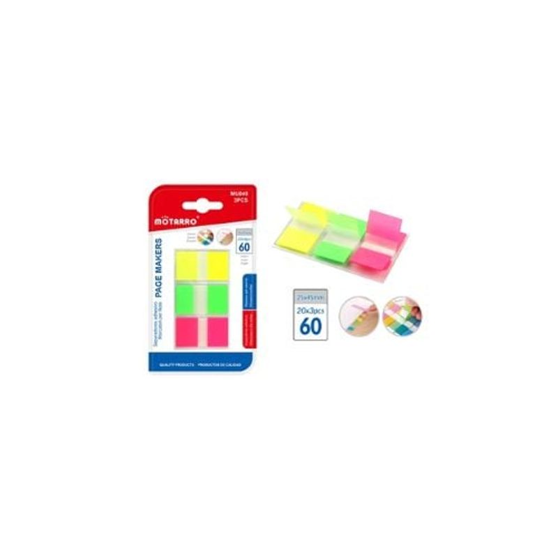 GENERICO - Separadores Adhesivos Flúor 25 45 Mm 3 Pcs