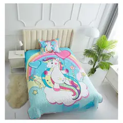 GENERICO - Cubrecama Verano Quilt 1.5 Plaza y Media Infantil 230X180cm