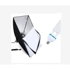 GENERICO - SOFTBOX PARA 1 AMPOLLETA + 1 AMPOLLETA 125W
