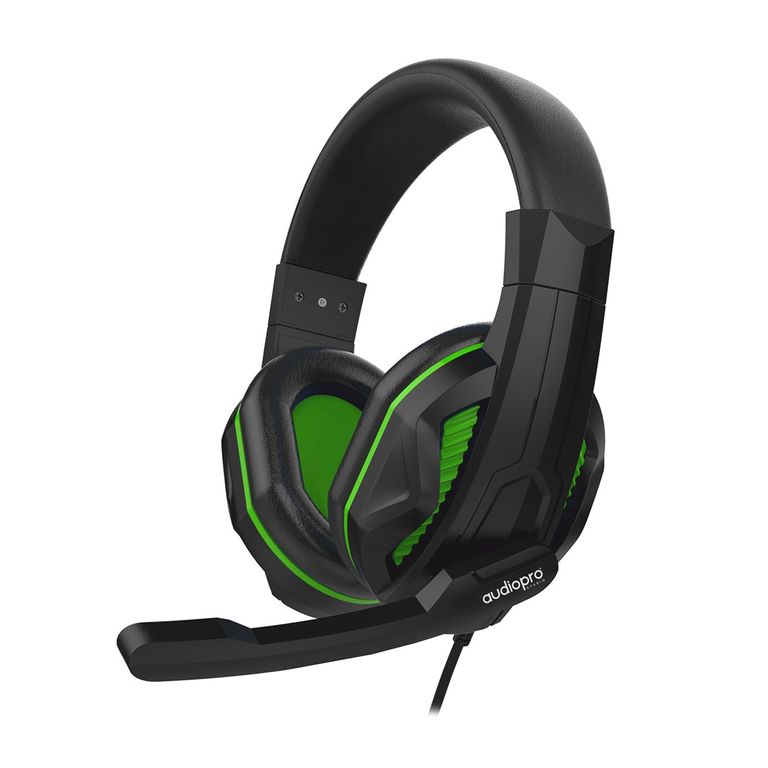Audifonos Gamer Con Conector 35mm Color Verde - SC