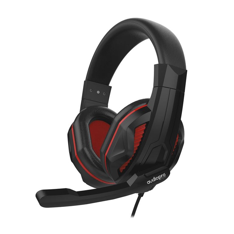 Audifonos Gamer Con Conector 35mm Color Rojo - SC