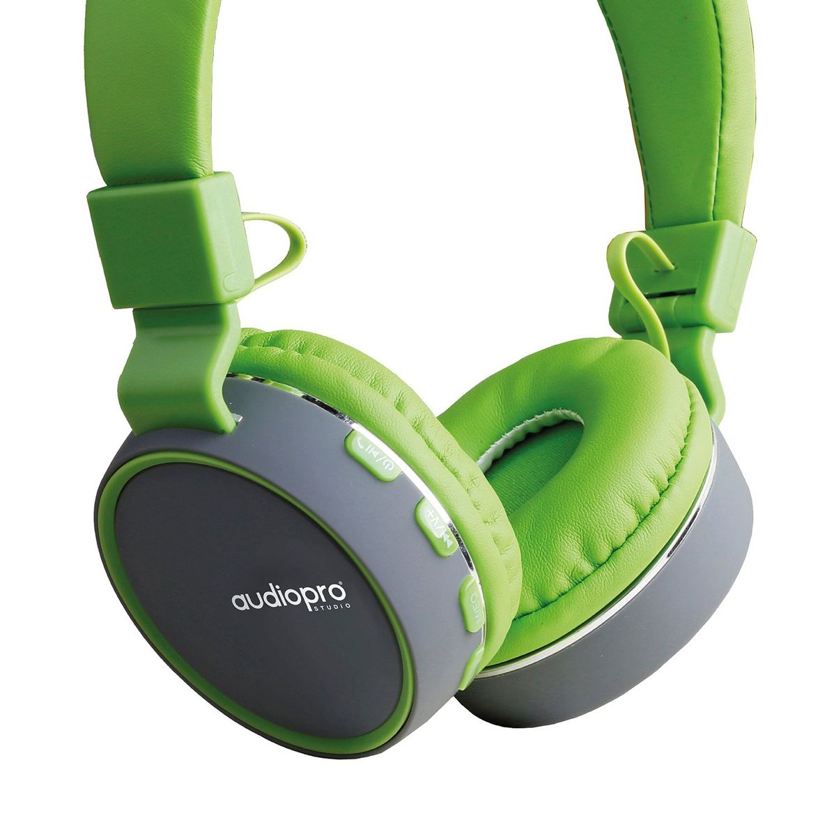 AUDIOPRO - Audífonos Con Conexión Bluetooth Y Auxiliar Color Verde - SC