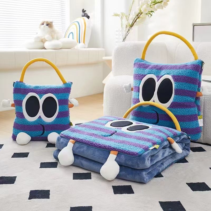 ANGELES DEL HOGAR - Bolsa Frasada Diseño Ojos  Divertido Azul