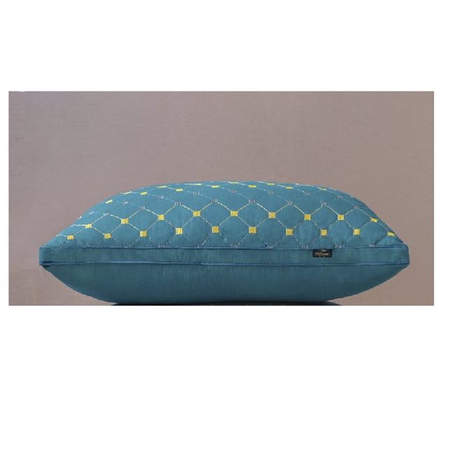 ANGELES DEL HOGAR - Almohada Rectangular Microfibra 45x70 cm Azul