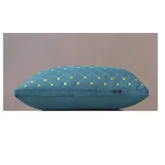 ANGELES DEL HOGAR - Almohada Rectangular Microfibra 45x70 cm Azul