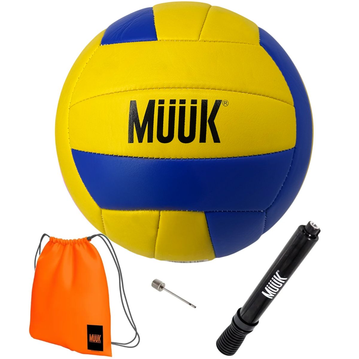 MUUK - Balon Voleibol Volei Muuk Stitched N 5 Bombin+bolso+valvula