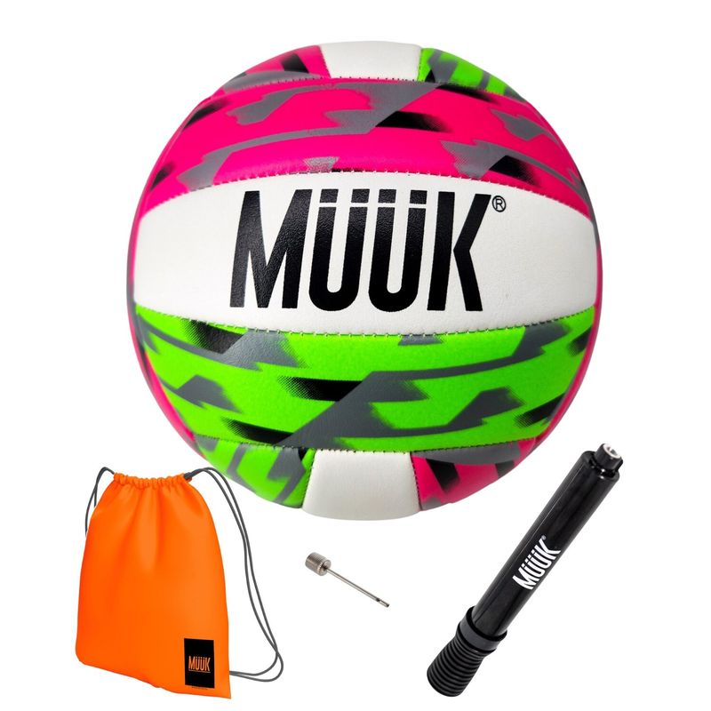MUUK - Balon Volleyball Voley Muuk Stitched N5 Bombin+bolso+valvula