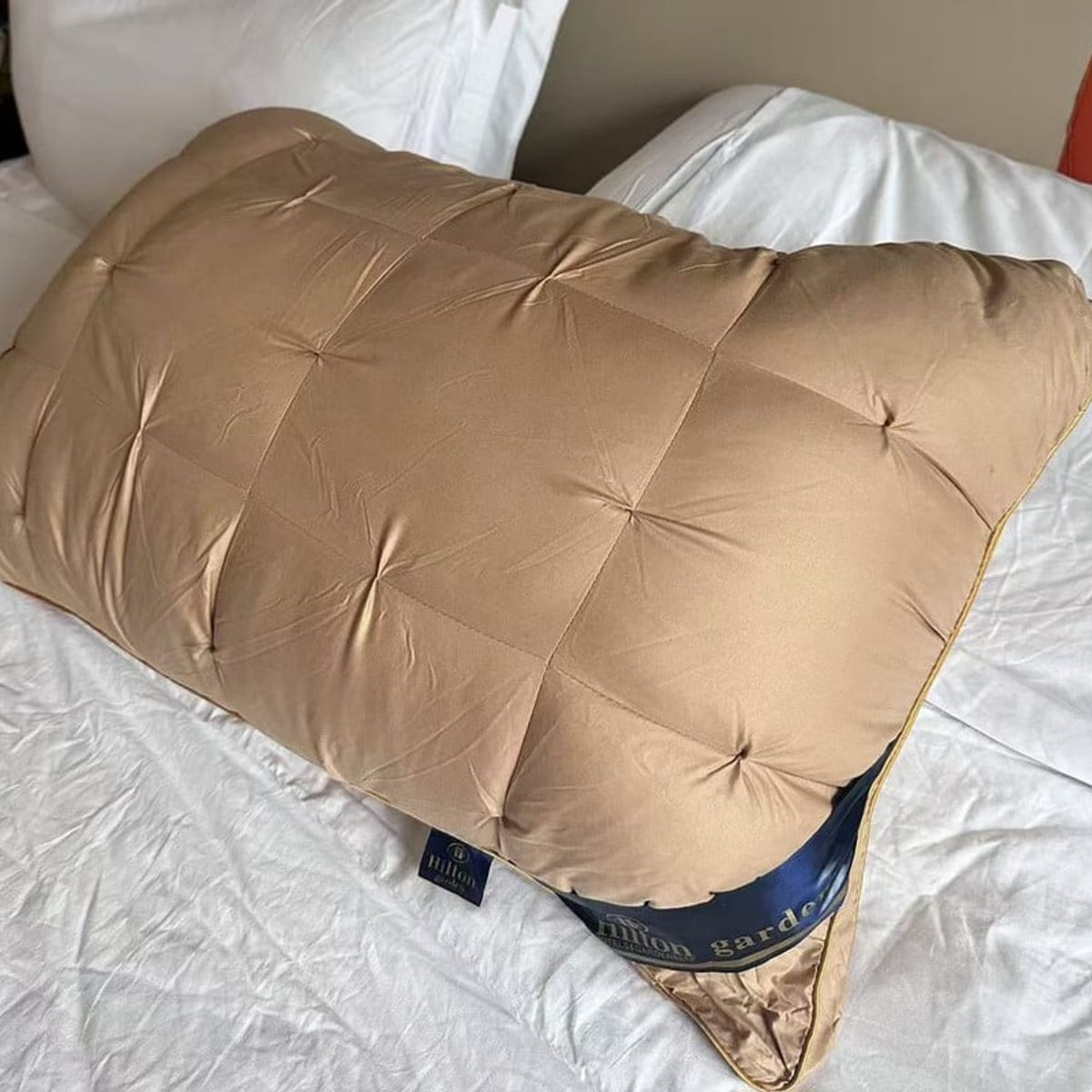 ANGELES DEL HOGAR - Almohada Plumon Retorcido 48x74 cm Beige