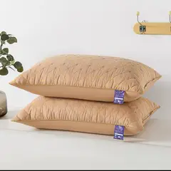 ANGELES DEL HOGAR - Pack 2 Almohadas Rectangular Microfibra 45x70 cm Rosa palo