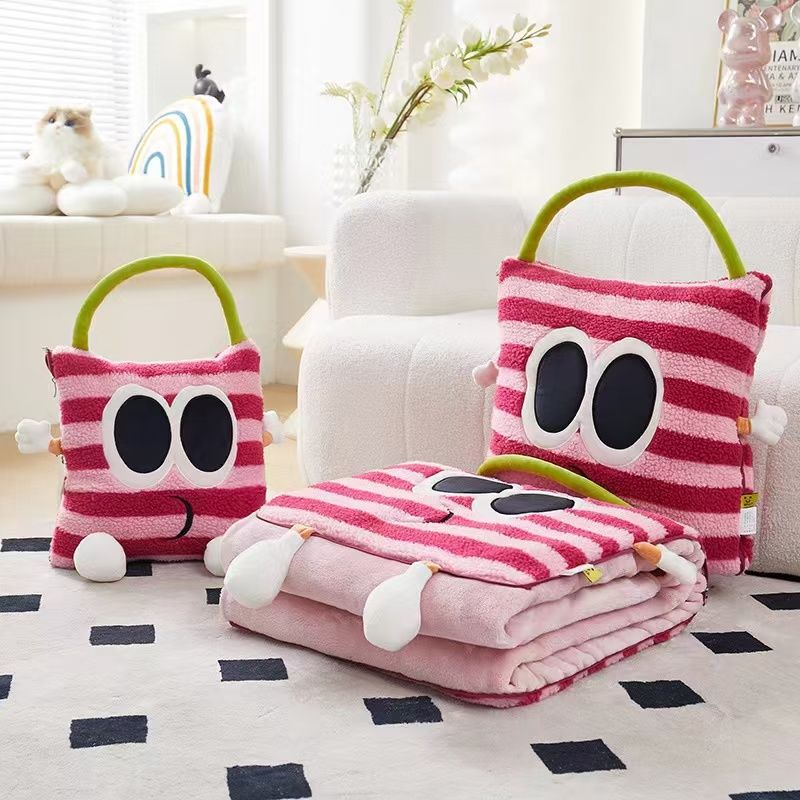 ANGELES DEL HOGAR - Bolsa Frasada Diseño Ojos  Divertido Rojo