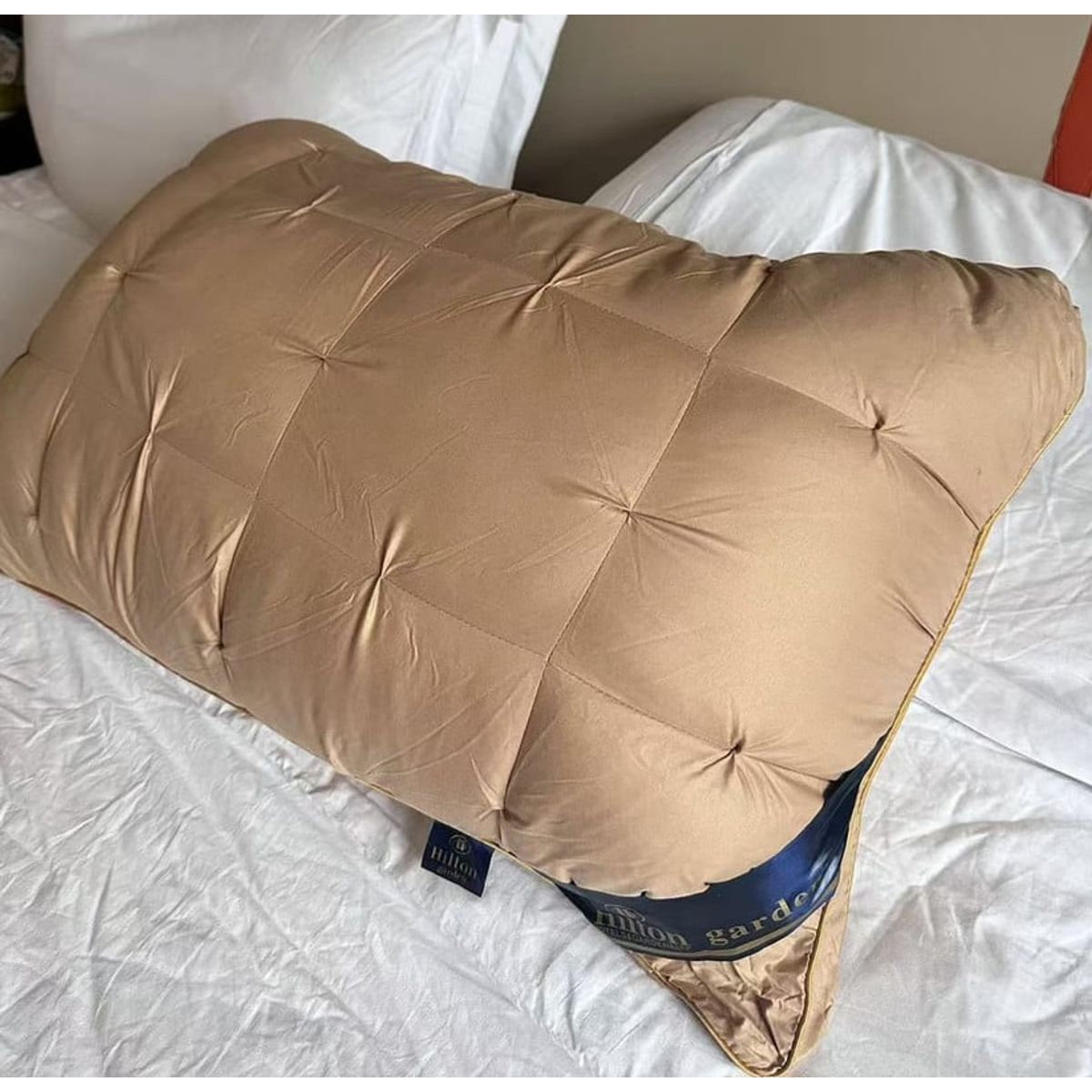 ANGELES DEL HOGAR - Almohada Plumon Retorcido 48x74 cm Beige