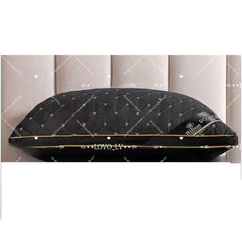 ANGELES DEL HOGAR - Almohada Rectangular Microfibra 45x70 cm Negro
