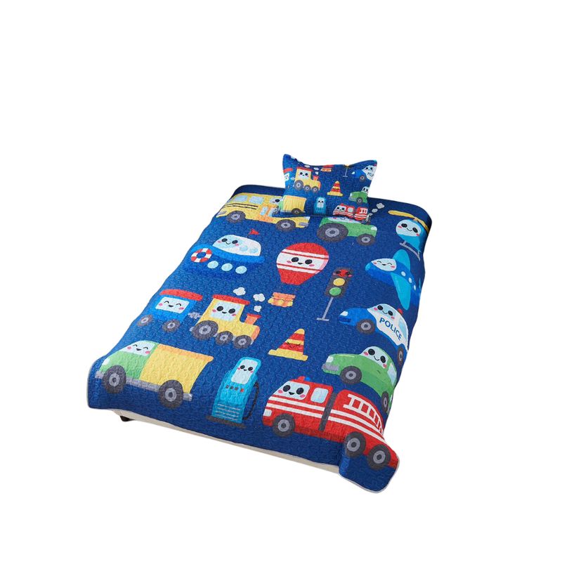 GENERICO - Cubrecama Verano Quilt 1.5 Plaza y Media Infantil 230X180cm