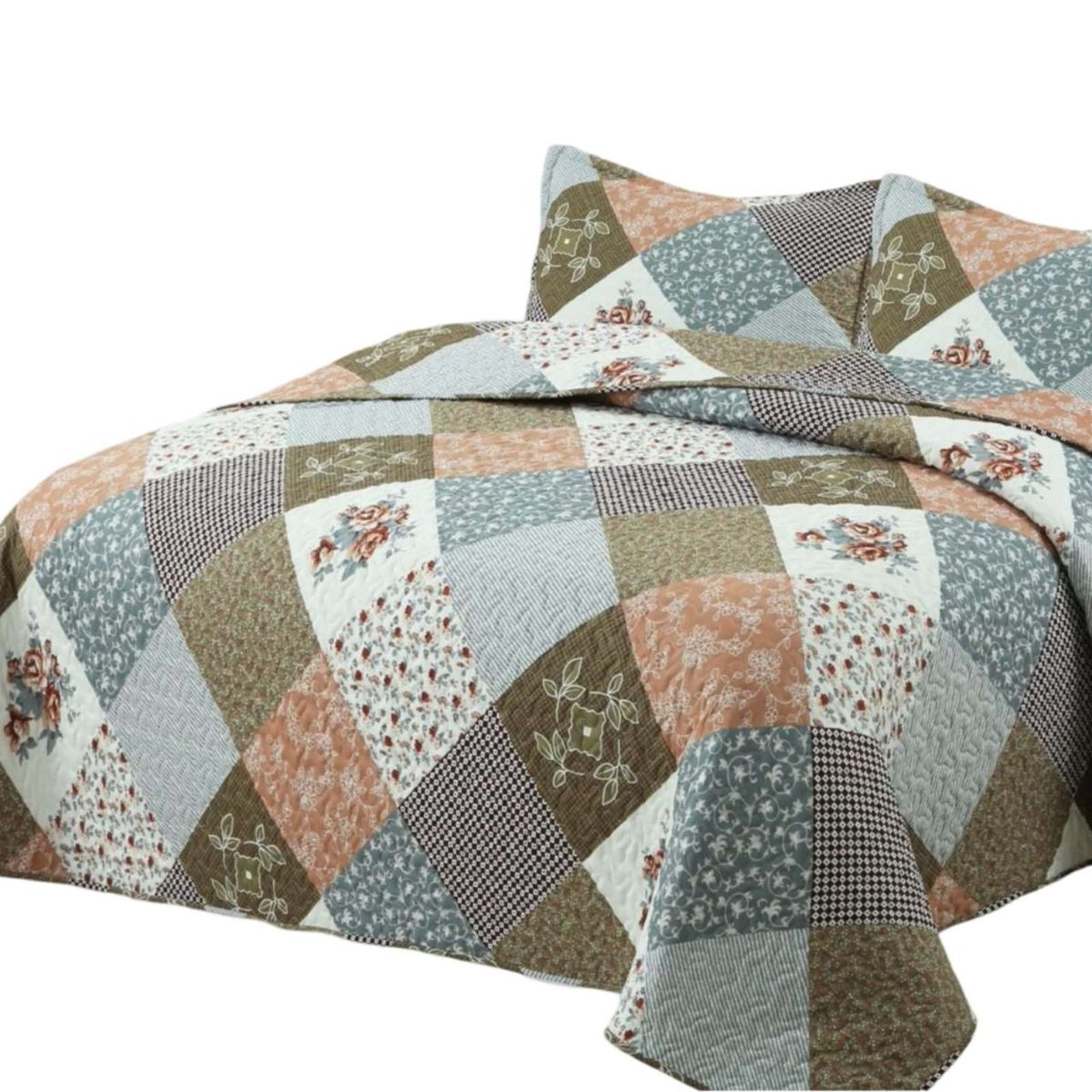 GENERICO - Cubrecama de verano king-superking material quilt