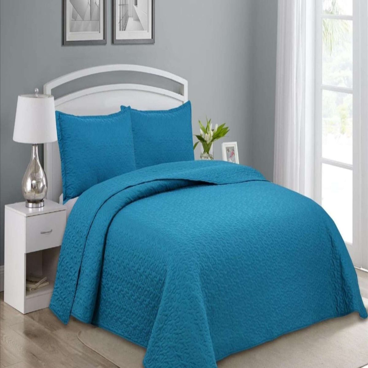 GENERICO - Cubrecama de verano king-superking material quilt