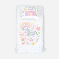 ROSEN - Cubrecama Kids Algodón Unicornio Folk 1,5 Plazas