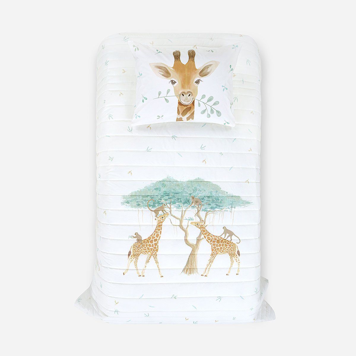 ROSEN - Cubrecama Rosen Kids Algodón Reversible África 1,5 Plazas