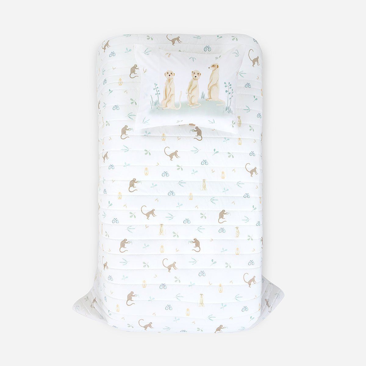 ROSEN - Cubrecama Rosen Kids Algodón Reversible África 1,5 Plazas