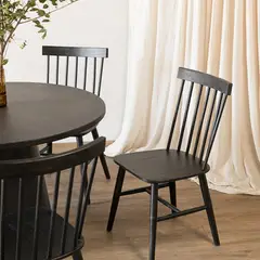 AMOBLE - Silla Nordica Negra Hcc Amoblé