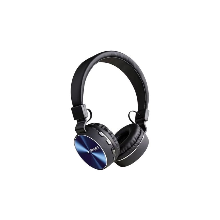Audifonos Con Conexion Bluetooth Y Auxiliar Color Azul - SC