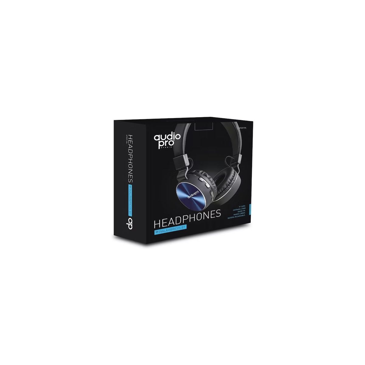 AUDIOPRO - Audífonos Con Conexión Bluetooth Y Auxiliar Color Azul - SC