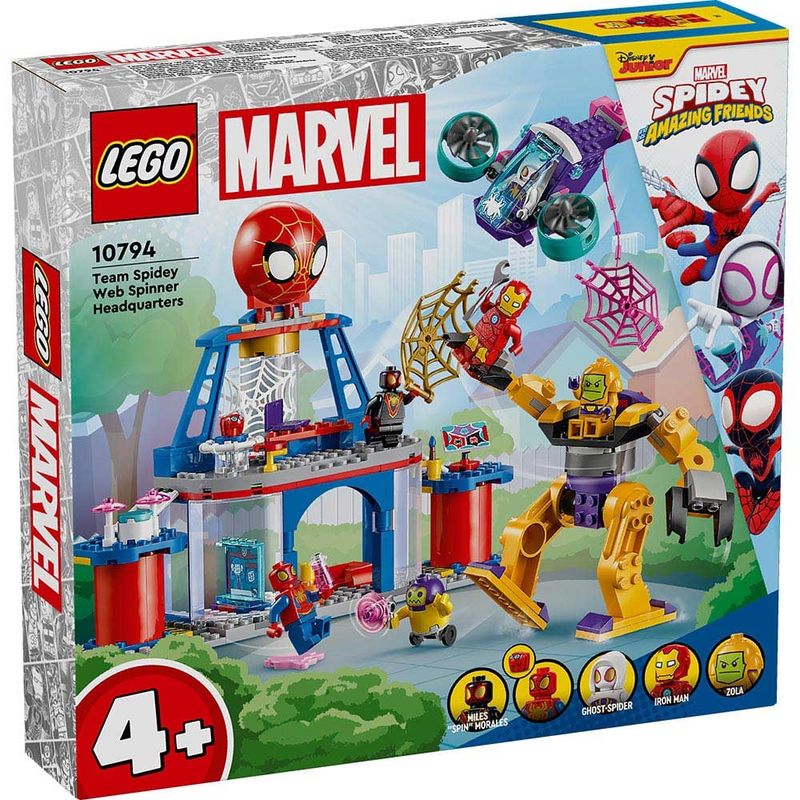 LEGO - LEGO® 4+ Cuartel General Arácnido del Equipo Spidey (10794)