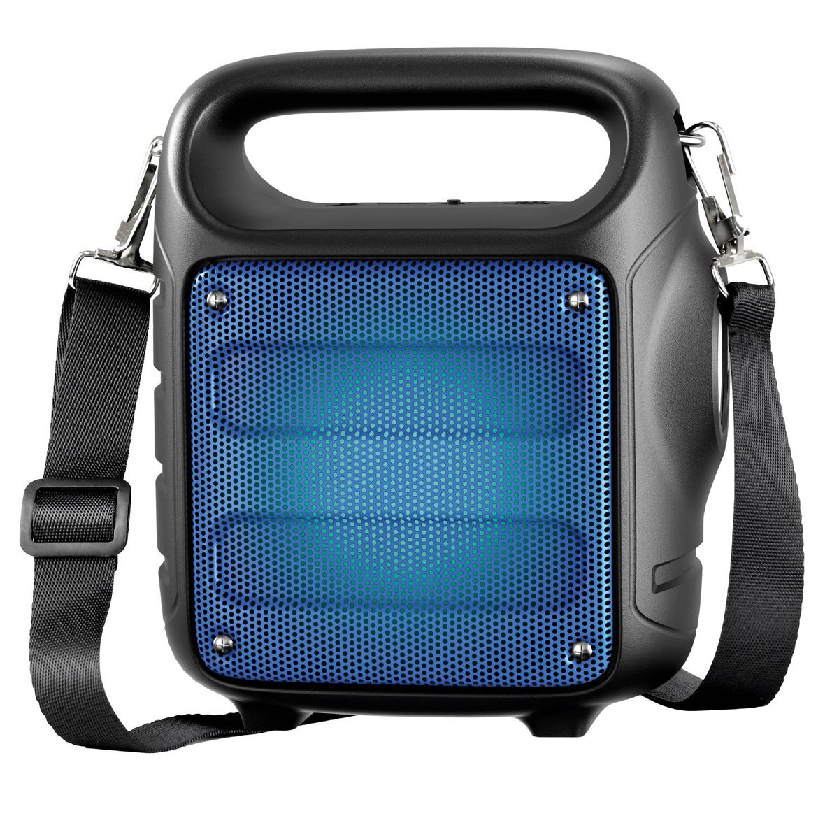 AUDIOPRO - Parlante Bluetooth Con Iluminación Azul 5w Rms Portátil - SC