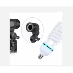 GENERICO - SOQUETE PARA AMPOLLETA E27 + AMPOLLETA 125W