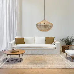 AMOBLE - Sofa Soho Blanco 240 Amoblé