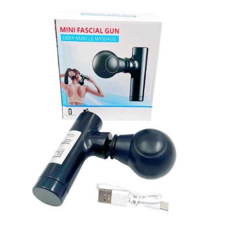 GENERICO - Pistola Masajeadora Sencilla 3 Niveles Recargable