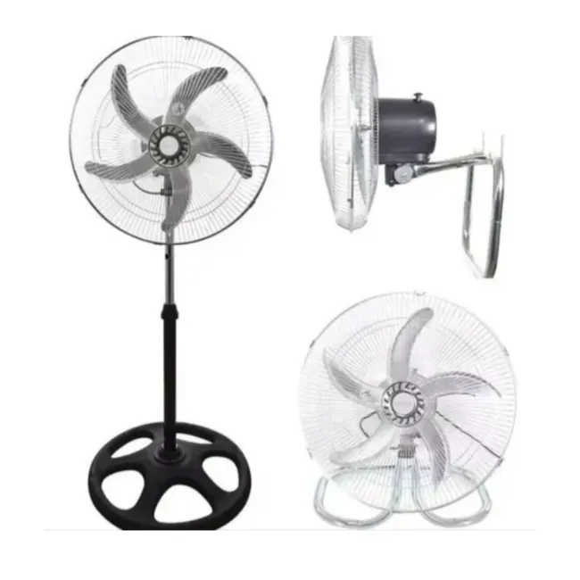 GENERICO - Ventilador 3 En 1 Pie Turbo Pared 5 Aspas