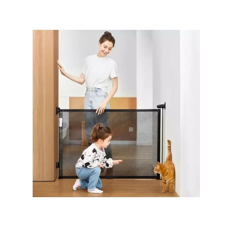 OFERTABKN - Baranda Reja Puerta Seguridad Retráctil Para Bebe Y Mascotas