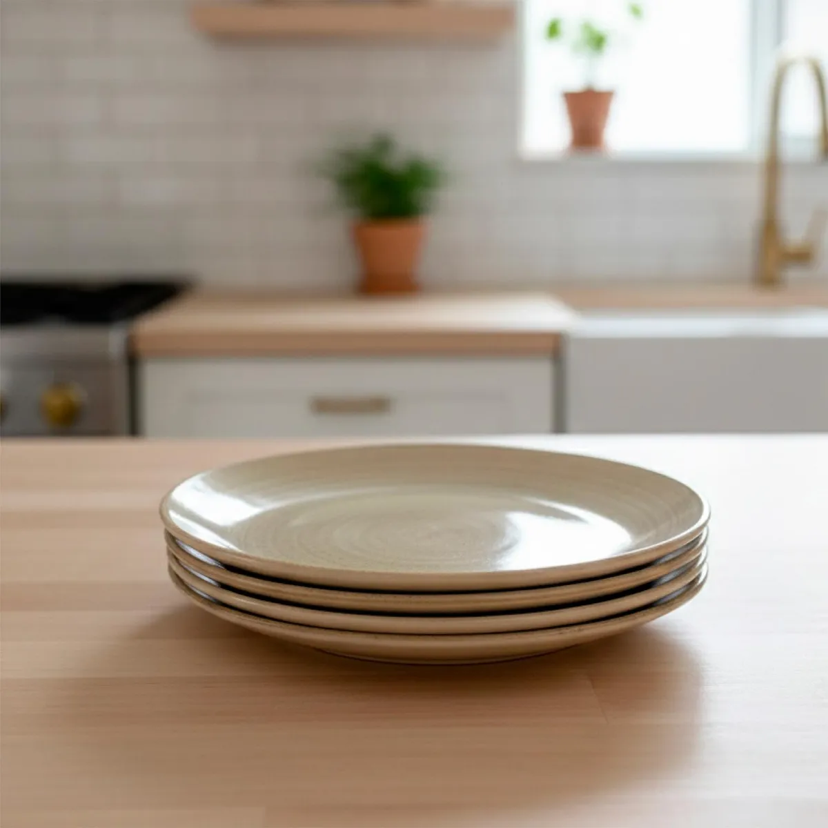 SIMPLIT - Set 4 Platos Fondo Cerámica 27,4cm Siena Simplit