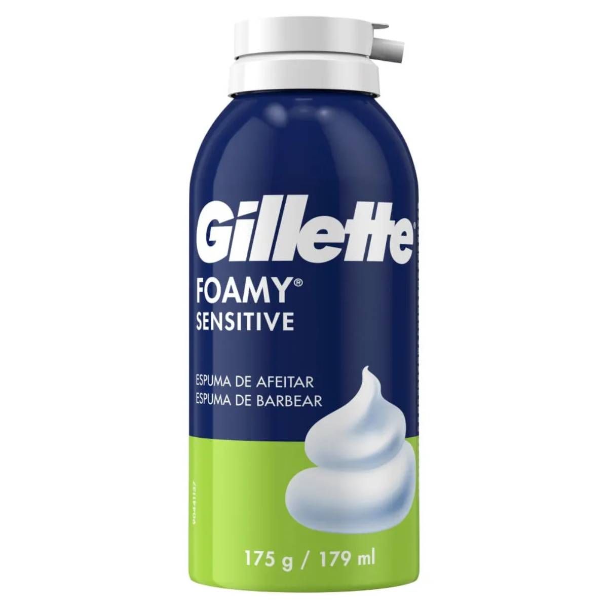 GILLETTE - Gillette Espuma De Afeitar Foamy Sensitive 179 Ml