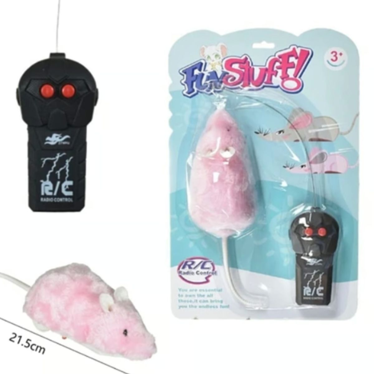 GENERICO - Ratón A Control Remoto Para Gatos Juguete Fun Stuff