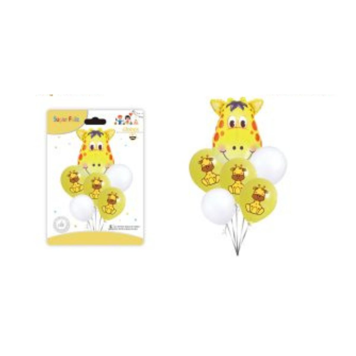 GENERICO - GLOBOS ANIMALES 6 PCS