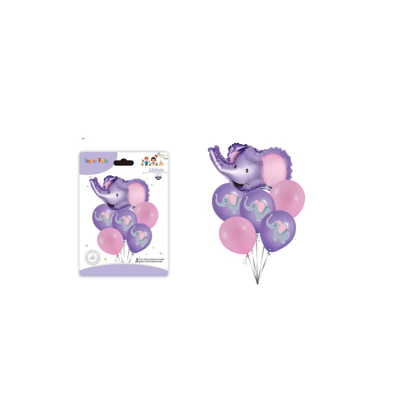 GENERICO - GLOBOS ANIMALES 6 PCS