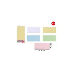 GENERICO - Sobre Carta Color Pastel 22 5 x10 Cm 10 Pcs