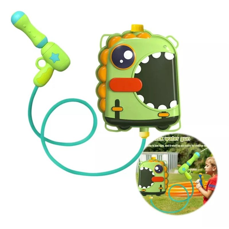 GENERICO - Pistola Agua Con Mochila Lanza Agua Juguete Verano Infantil