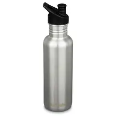 KLEAN KANTEEN - Botella Classic Sport Cap 800 mL Inoxidable.