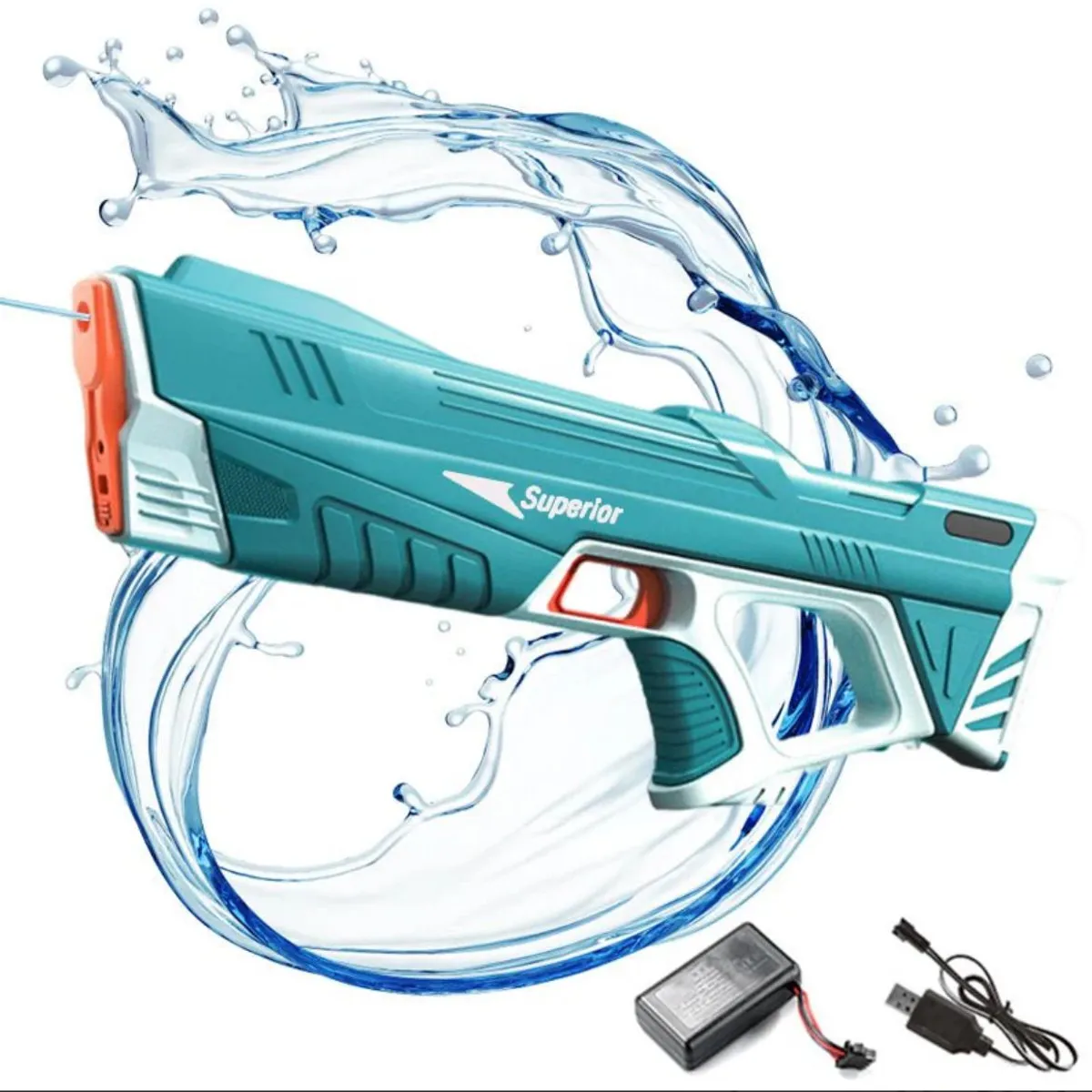 GENERICO - Pistola lanza Agua Eléctrica Automatica Niños Juguete Verano