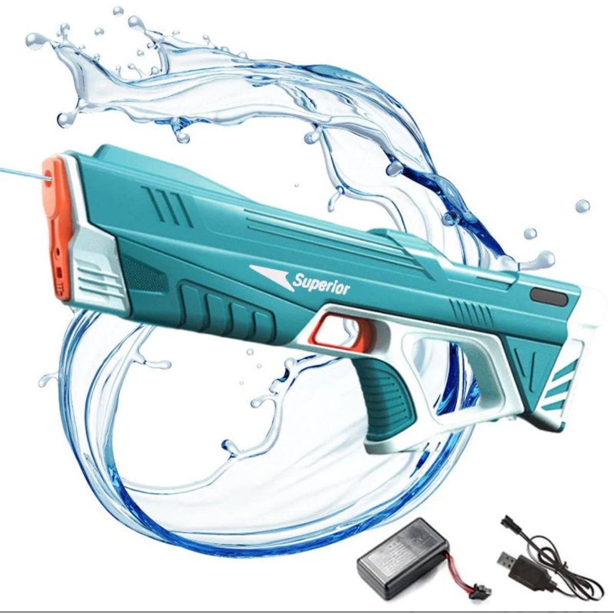 GENERICO - Pistola lanza Agua Eléctrica Automatica Niños Juguete Verano