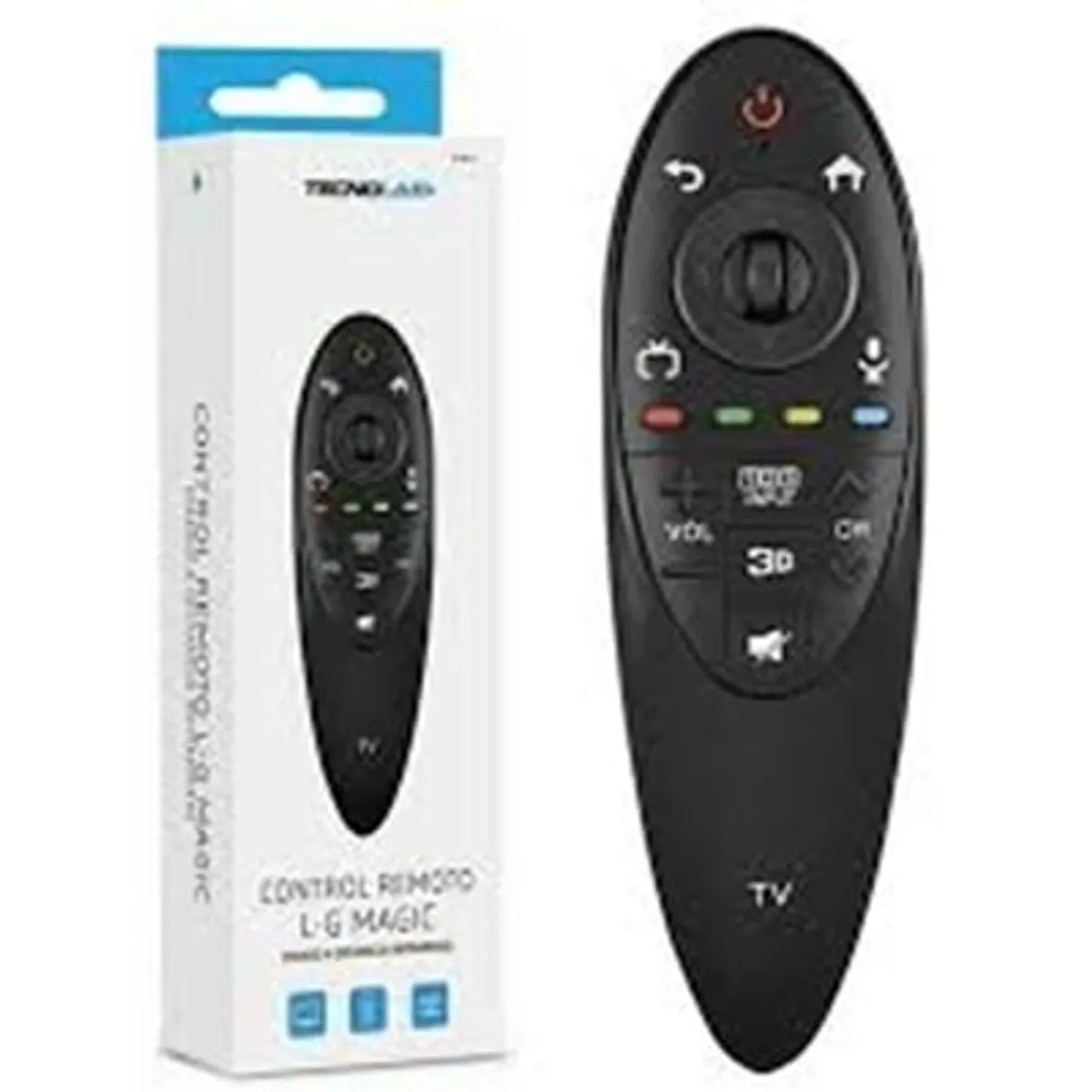 TECNOLAB - CONTROL REMOTO PARA TV SMART TV LG MAGIC NEGRO TL471