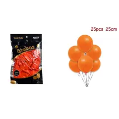 GENERICO - GLOBOS CROMADOS 25 CM 25 PCS